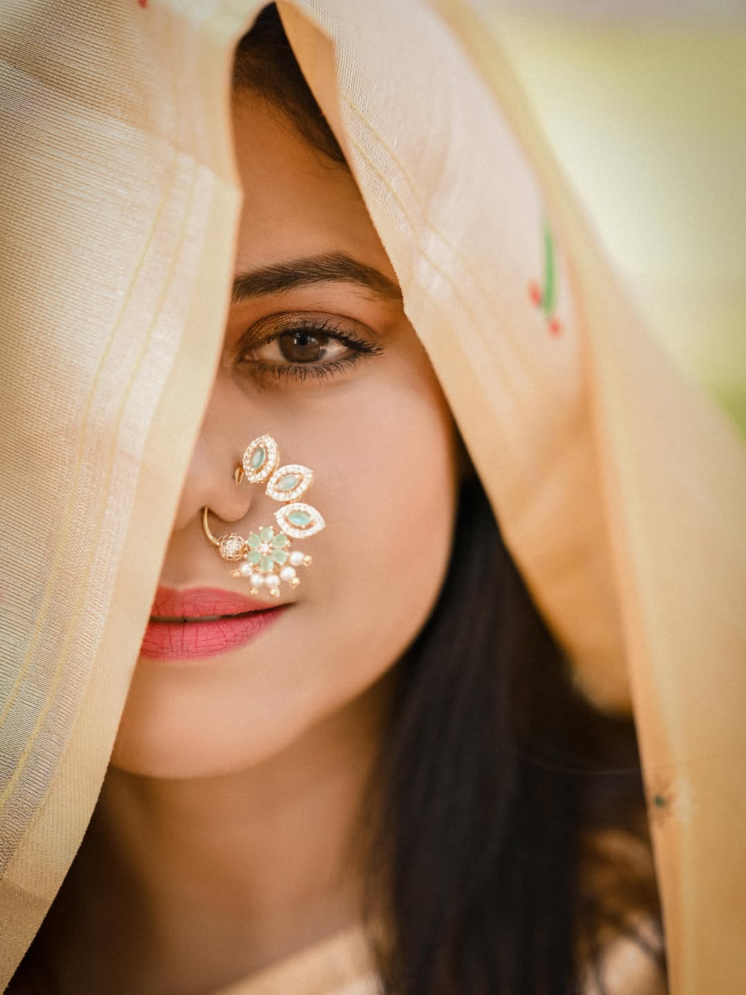 Ashvini Mahangade Yellow Muniya Paithani Saree Look
