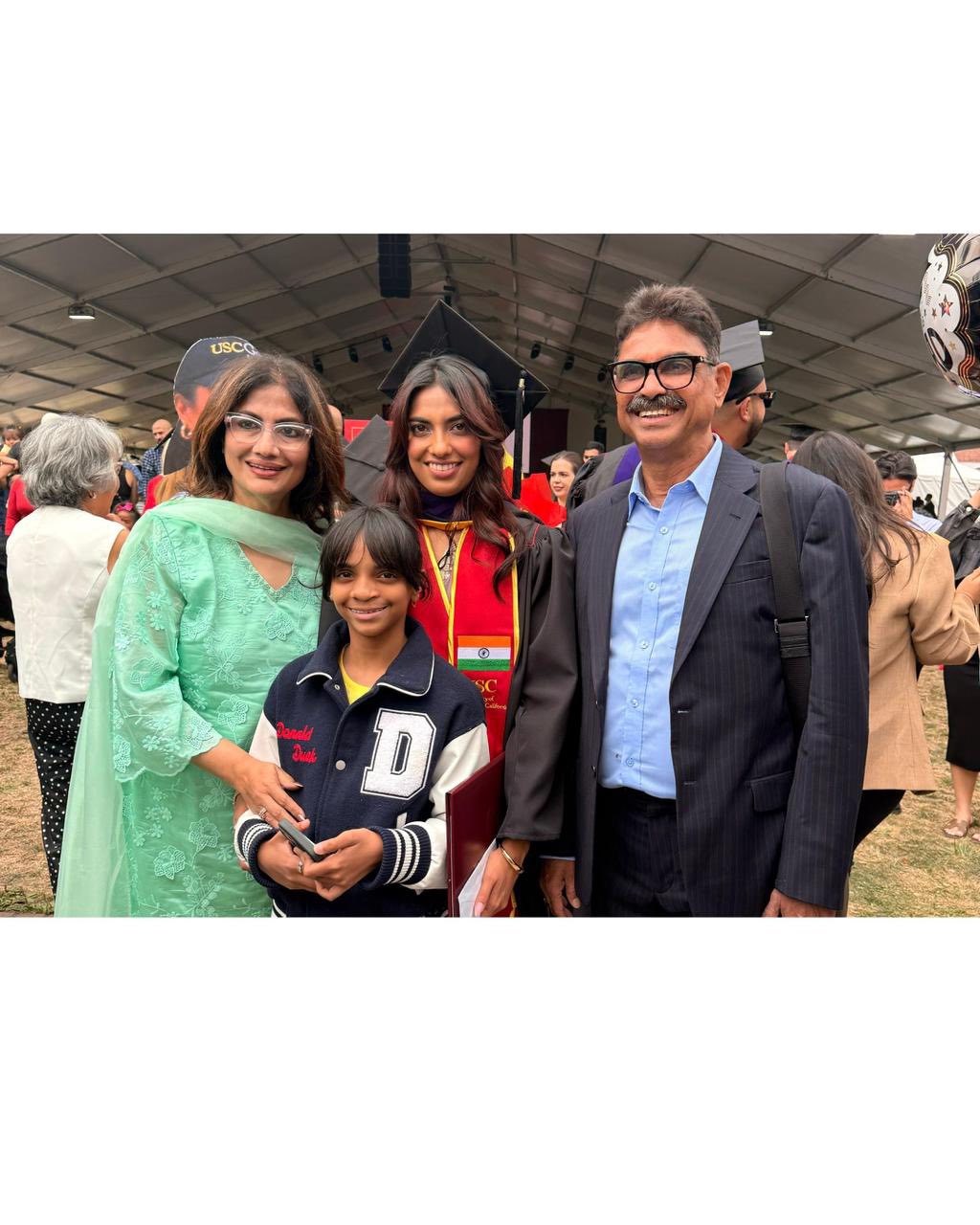 Bala Nandgaonkar Daughter Srushti Nandgaonkar Convocation