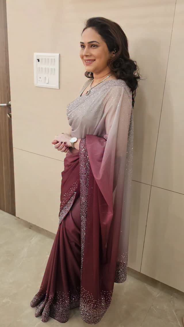 Bela Shende Purple Paithani Dress Look