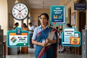 Census 2027 Maharashtra teacher training postponed | Dr Pankaj Bhoyar education minister meeting | SCERT Pune training schedule change | Maharashtra Primary Teachers Committee protest