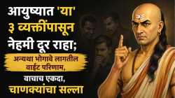 Chanakya Niti : आयुष्यात ‘या’ ३ व्यक्तींपासून नेहमी दूर राहा; अन्यथा भोगावे लागतील वाईट परिणाम, वाचाच एकदा, चाणक्यांचा सल्ला