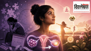 the shift from PCOS to PMOS, highlighting women’s hormonal and metabolic health with ovary anatomy