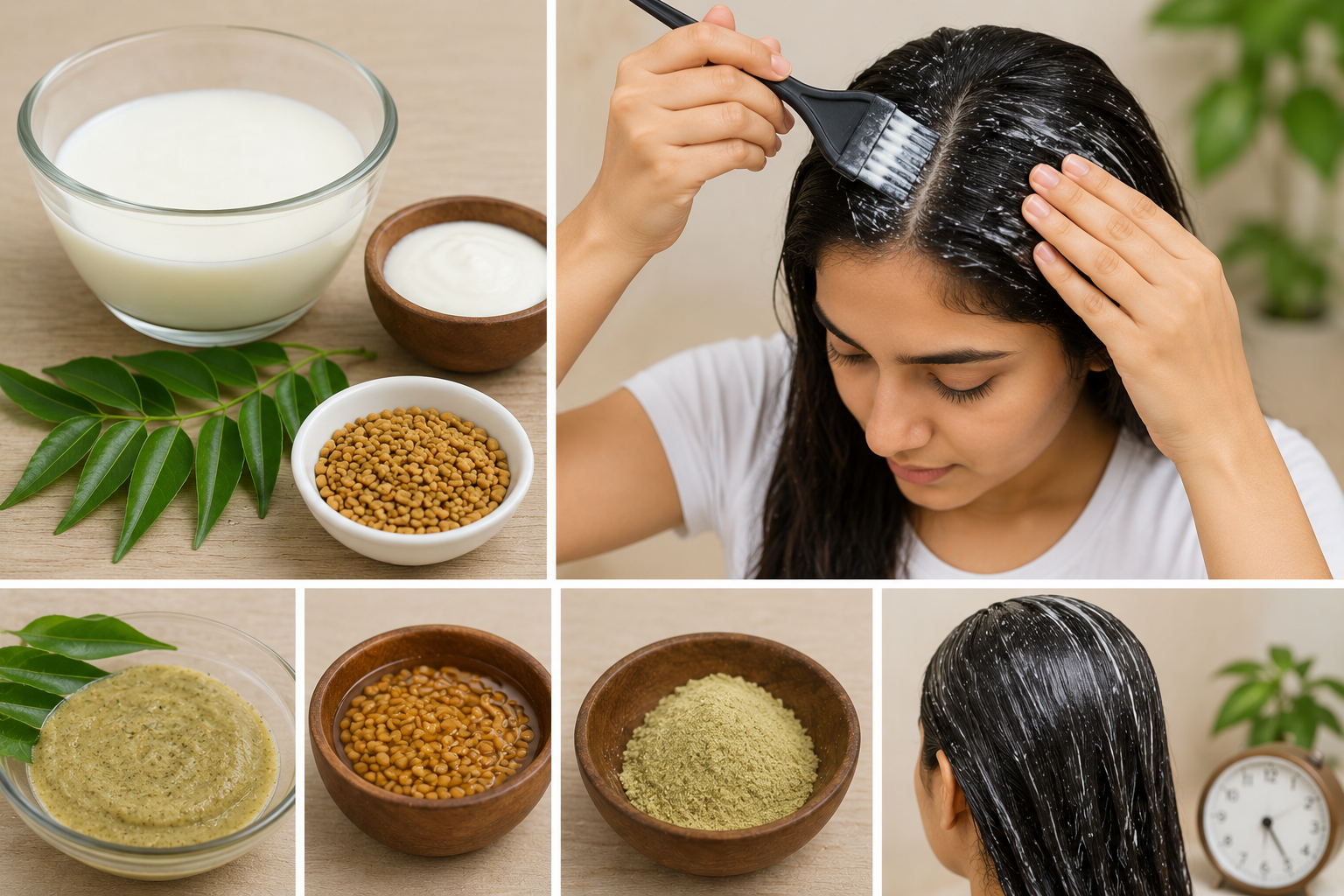 Benefits of washing hair with buttermilk