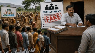 Bharat Gogawale MREGA recruitment scam | Fake government job advertisement Maharashtra | Marine Drive police station complaint | Unemployment fraud WhatsApp viral news