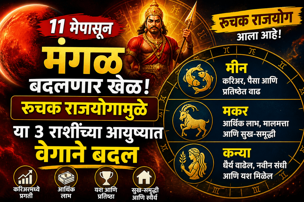 Mangal gochar ruchak rajyog Mangal gochar ruchak rajyog
