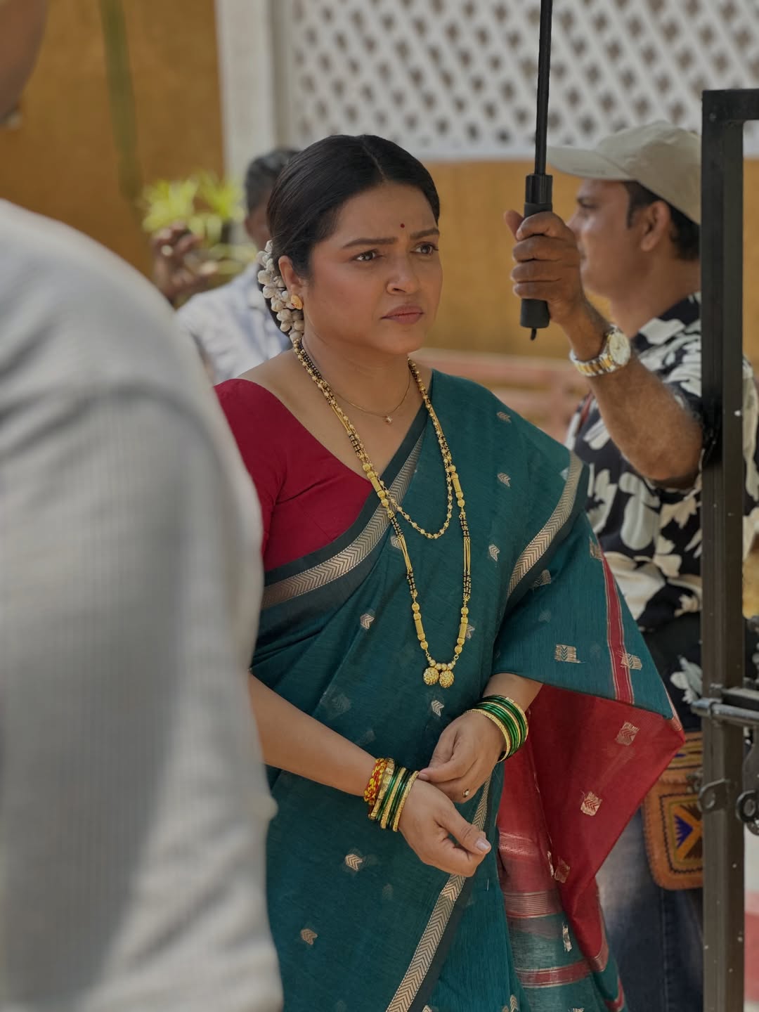 Deepa Parab Chaudhari Suna Yeti Ghara TV Serial 