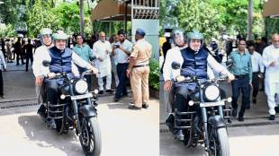 Devendra Fadnavis bike to Vidhan Bhavan