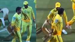 CSK vs SRH: याला म्हणतात आदर! धोनीसाठी केलेल्या ‘त्या’ कृतीने उर्विल पटेलने जिंकली सर्वांची मनं; VIDEO पाहिलात का?