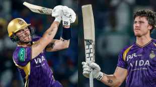 Finn Allen Creates History becomes first player in world to scor 10 plus sixes in ipl innings twice in season KKR vs GT