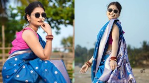 Photos: ‘तू मोरनी’ फेम गौतमी पाटीलचं समुद्रकिनारी निळ्या नऊवारी साडीत फोटोशूट