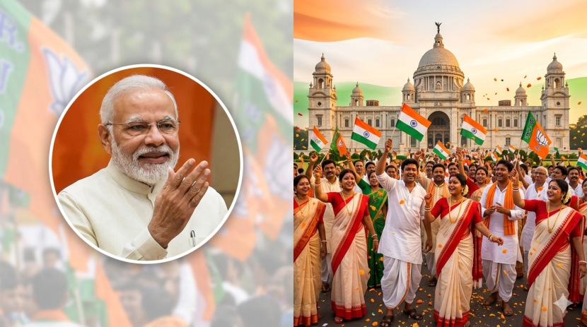 BJP West Bengal victory celebration 2026 | Swearing in ceremony date Pochise Boishakh | पश्चिम बंगाल भाजप विजय शपथविधी | पोचिशे बोईशाख रवींद्रनाथ टागोर जयंती
