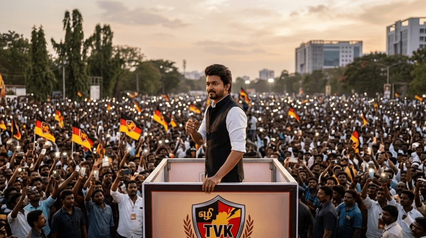 Thalapathy Vijay TVK Party political debut analysis | Tamil Nadu Politics actor Vijay success strategy | थलपती विजय टीव्हीके पक्ष तामिळनाडू राजकारण | विजय तमिळगा वेत्री कळघम राजकीय विश्लेषण