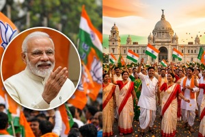 BJP West Bengal victory celebration 2026 | Swearing in ceremony date Pochise Boishakh | पश्चिम बंगाल भाजप विजय शपथविधी | पोचिशे बोईशाख रवींद्रनाथ टागोर जयंती