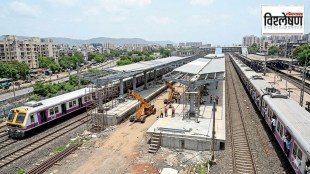 New Thane Railway Station construction update | Central Railway infrastructure projects Maharashtra | Anand Dighe vision for Thane station | Devendra Fadnavis and Naresh Mhaske credit war