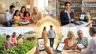 India insurance sector growth opportunities | Niva Bupa CEO financial analysis | IRDAI report Indian GDP insurance penetration | Digital banking and health insurance schemes Maharashtra