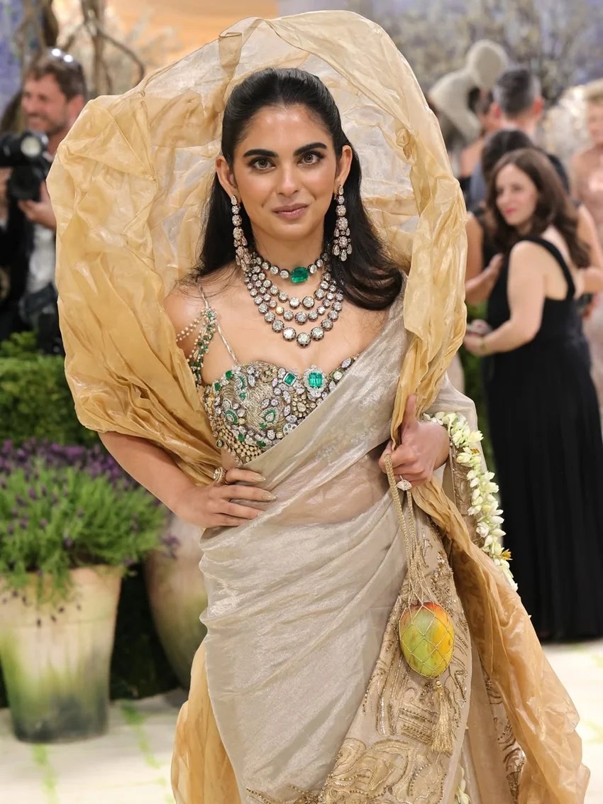 Isha Ambani Met Gala 2026 look mango bag price