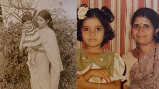 Marathi actress Mukta Barve childhood photos with her mother on Mother's Day