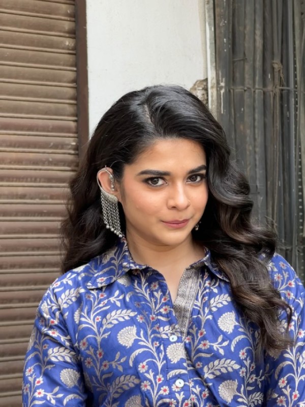 Mithila Palkar Blue Dress Look