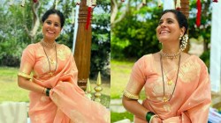Photos: ‘शेवग्याच्या शेंगा’ नाटकातील नंदिता पाटकरचं अबोली साडीत सुंदर फोटोशूट