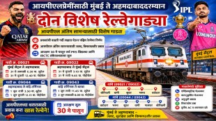 Mumbai to Ahmedabad IPL special train | Western Railway IPL final extra trains 2026 | Mumbai Central Ahmedabad AC superfast express | IRCTC ticket booking IPL final special train