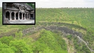 Traffic jam at Ajanta Caves Fardapur Ghat | Chhatrapati Sambhajinagar tourism issues | Maharashtra Tourism Development Corporation problems | Ajanta Caves road widening delay
