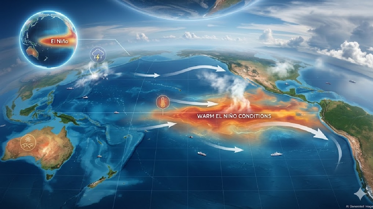 Pacific Ocean El Nino News | जगाचे लक्ष पॅसिफिक महासागराकडे का? 'एल निनो'चा  भारतावर काय परिणाम?