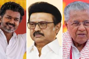 Kerala Tamil Nadu Puducherry election results 2026 live updates LDF UDF DMK AIADMK NDA trends winners list
