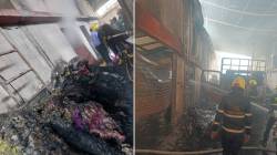 पुणे : अप्पर इंदिरानगरमध्ये मंडप साहित्याच्या गोदामात आग, मंडप साहित्यासह वाहने भस्मसात