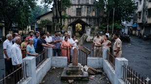 St John the Baptist Church Andheri cross vandalized | Mumbai Police investigation religious site desecration | SEEPZ MIDC Mumbai crime news | Watchdog Foundation Nicholas Almeida protest Mumbai