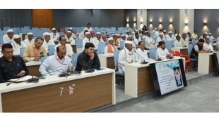 Collector Pankaj Ashia presiding over Ashadi Wari 2026 planning meeting | Ahilyanagar district administration dindi route facilities | Maharashtra Ashadi Wari safety measures for pilgrims | Sant Nilobaray Palkhi Sohla Ahilyanagar arrangements