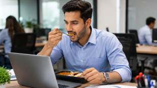 Don't sit down immediately after eating