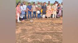 ​सिंधुदुर्ग जिल्ह्यातील कातळशिल्पे हा अद्भुत वारसा; जिल्हाधिकारी तृप्ती धोडमिसे यांनी केली कुडोपी येथे पाहणी