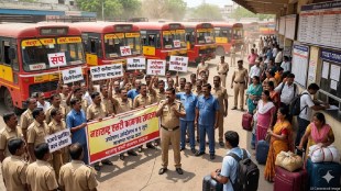 msrtc workers strike updates maharashtra | gopichand padalkar st kamgar andolan | pratap sarnaik msrtc meeting demands | maharashtra st bus protest summer travel
