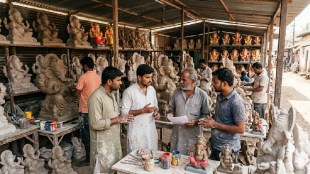 - BJP Ashish Shelar meeting with Mumbai Ganesh idol makers | POP Ganesh idol ban court case Maharashtra | Pen and Nashik Murtikar Sanghatana news | Jitendra Raut Mathadi Kamgar leader BJP Mumbai