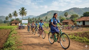 The Giving Tree Foundation Palghar Cycle Donation | Vikramgad Wada Rural Students School Campaign | Vinay Vare Giving Tree Foundation Maharashtra | Rural Education Infrastructure Support Palghar