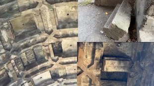 Vasai fort Franciscan church dilapidated condition roof stone collapse | Historical St Anthony church Vasai tourist safety hazard | Archaeological Survey of India ASI Vasai fort repair works | Palghar district tourism historical monuments negligence Maharashtra