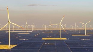 Adani Green Energy Khavda solar wind power plant Gujarat | Adani Solar PV cell module manufacturing Mundra SEZ | India renewable energy target 2030 non fossil fuel | Green energy infrastructure development jobs Maharashtra investor news