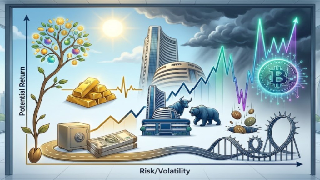 gold vs shares vs bitcoin investment returns | share market risk cryptocurrency volatility marathi | crypto adoption chainalysis report india | smart investment tips portfolio diversification marathi gold vs shares vs bitcoin investment returns | share market risk cryptocurrency volatility marathi | crypto adoption chainalysis report india | smart investment tips portfolio diversification marathi