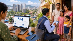 Thane digital self census updates | government of india online census portal data collection | poor response to digital census in Thane district | Mechanical enumeration home data tracking Maharashtra