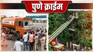 Pune Khed Shivapur road accident news | Couple killed in tanker collision Pune | Baner youth death electrocution while plucking mangoes | Pune Crime News today Loksatta