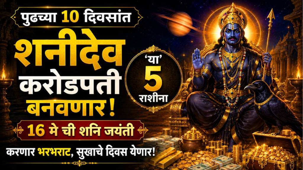 Shani jayanti 2026 16 may lucky zodiac signs gajlaxmi rajyog budhaditya ruchak yog wealth rashifal Shani jayanti 2026 16 may lucky zodiac signs gajlaxmi rajyog budhaditya ruchak yog wealth rashifal