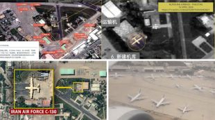 Satellite evidence Iran military planes Pakistan | इराणची विमाने नूर खान एअरबेस सॅटेलाईट फोटो | RC-130H Iran Air Force Pakistan | US Vice President Pete Hegseth Pakistan mediation