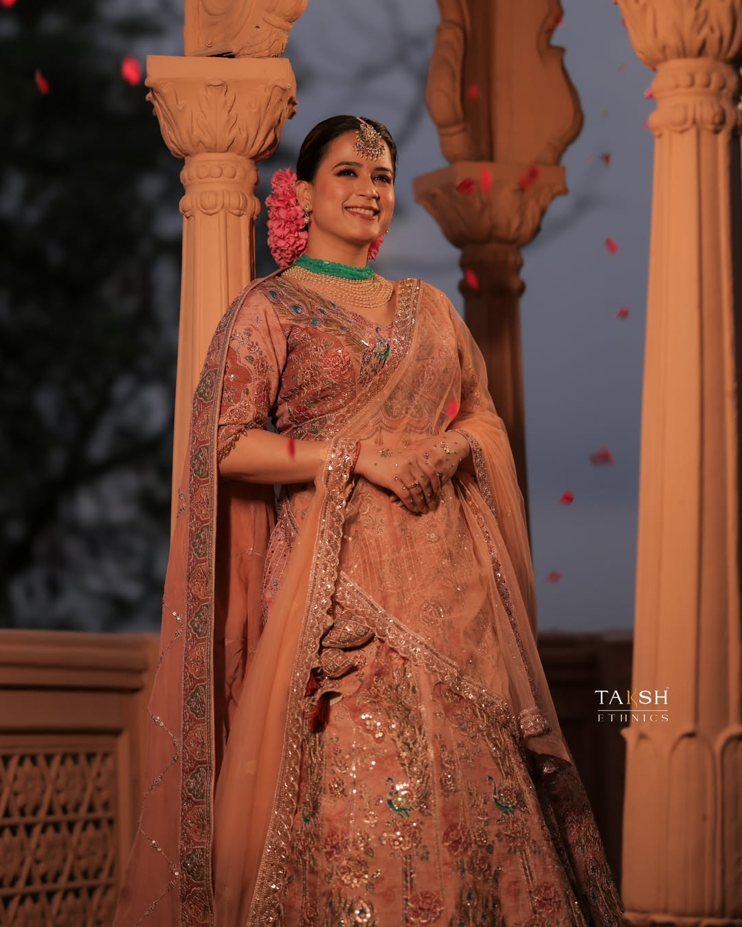 Prajakta Gaikwad Lehenga Royal Look