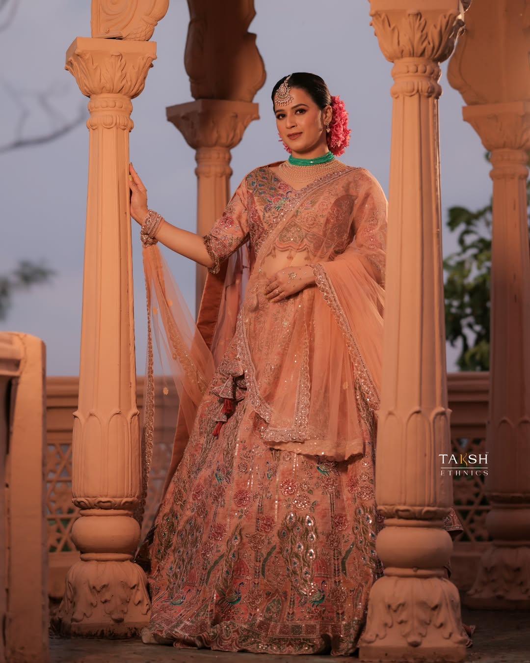 Prajakta Gaikwad Lehenga Royal Look