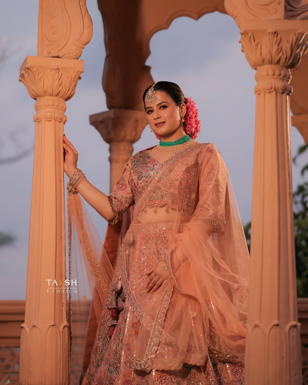 Prajakta Gaikwad Lehenga Royal Look