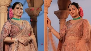 Prajakta Gaikwad Lehenga Royal Look