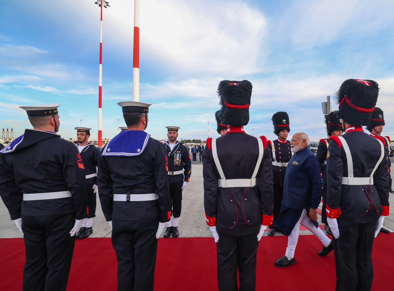 Prime Minister Narendra Modi Giorgia Meloni Italy