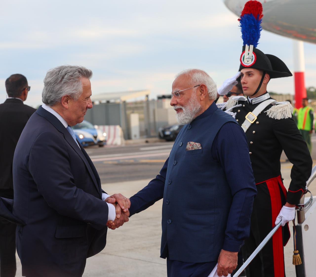 Prime Minister Narendra Modi Giorgia Meloni Italy
