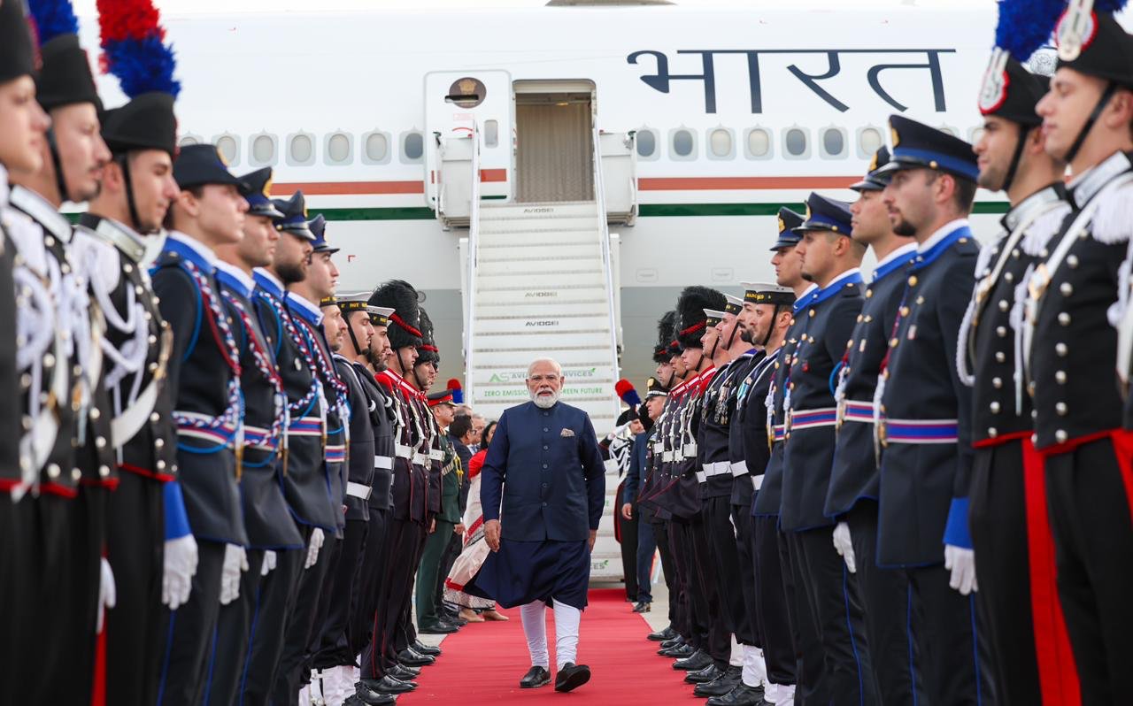 Prime Minister Narendra Modi Giorgia Meloni Italy