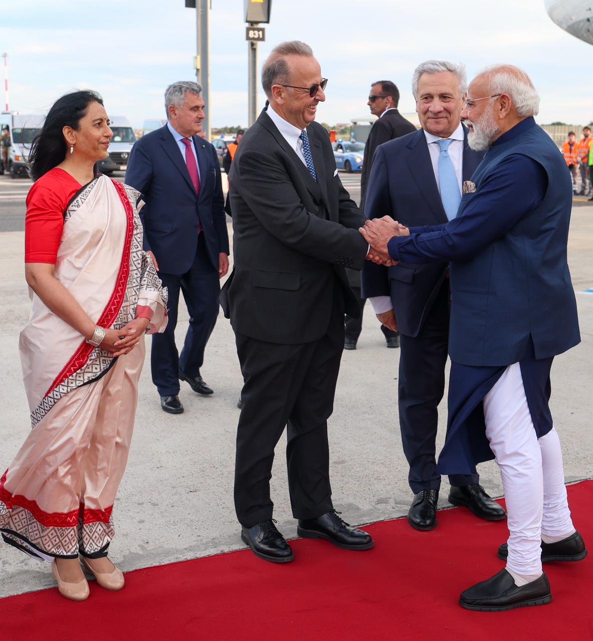 Prime Minister Narendra Modi Giorgia Meloni Italy